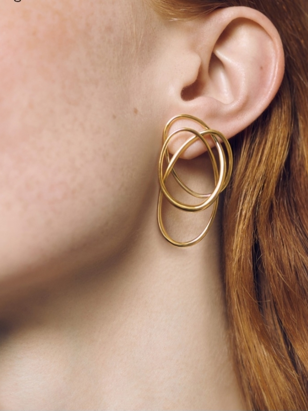 Monica Vinader Nura Wrap Cocktail Earrings 18k Gold Vermeil CA$560